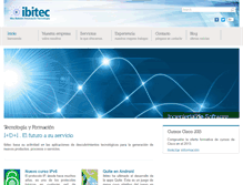 Tablet Screenshot of ibitec.es